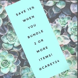 SAVE 15% ON BUNDLES!